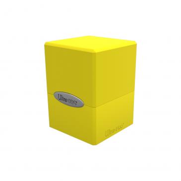 (image for) Satin Cube Deck Box Lemon Yellow